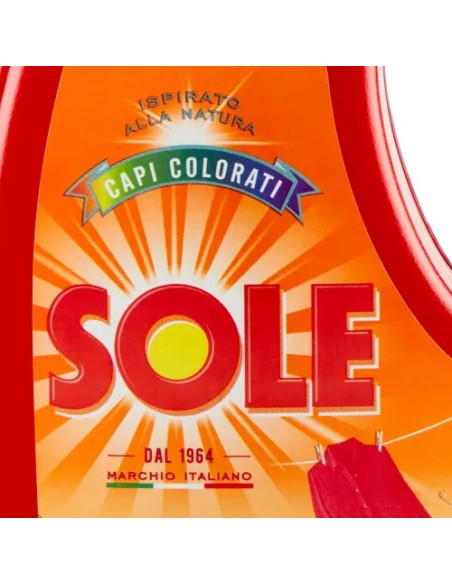 sole detersivo liquido 16 lavaggi 1l - tutti i colori - capi colorati: tuttocasashop.it: prodotti per bucato e tessuti