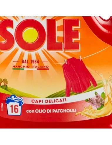 sole detersivo liquido 16 lavaggi 1l - tutti i colori - capi colorati: tuttocasashop.it: prodotti per bucato e tessuti