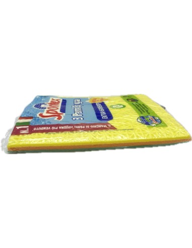 spontex panni spugna - 17x21cm - 3 pezzi - extra durata spessore assorbenza: tuttocasashop.it: pulizia e cura della casa