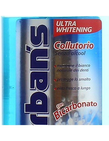 durbans collutorio per igiene dentale 500ml - whitening - con bicarbonato: tuttocasashop.it: igiene e cura della persona