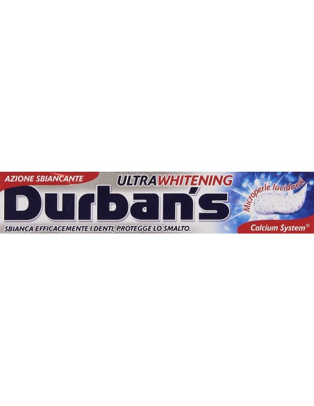 durbans dentifricio 75ml - ultra white - sbiancante: tuttocasashop.it: igiene e cura della persona