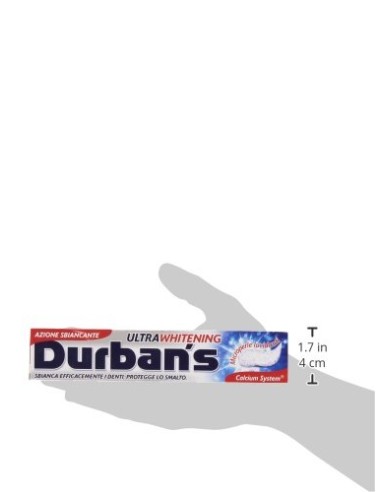 durbans dentifricio 75ml - ultra white - sbiancante: tuttocasashop.it: igiene e cura della persona