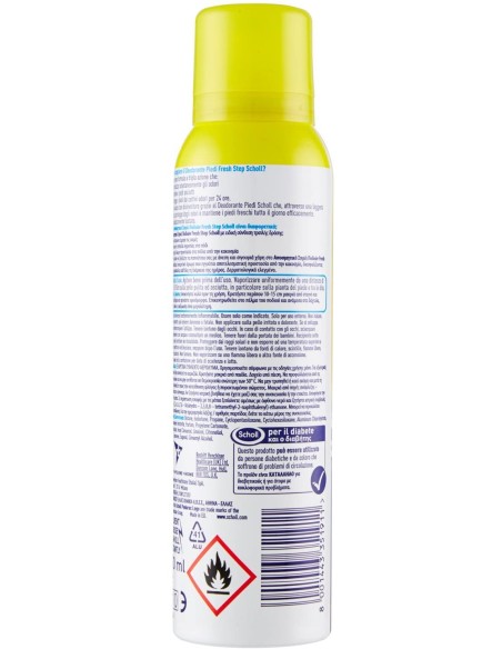 dr.scholl deodorante spray 150ml - per piedi: tuttocasashop.it: igiene e cura della persona