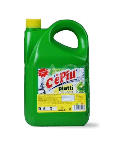ce' piu' detersivo per piatti - 4 litri - concentrato - limone: tuttocasashop.it: pulizia e cura della casa