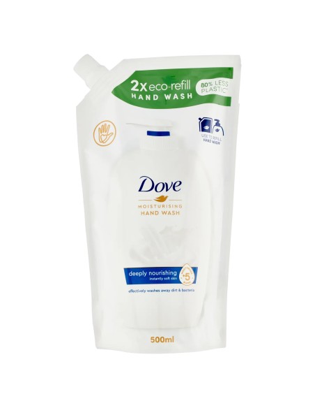 dove sapone liquido 500ml - classico - original - busta ecoricarica: tuttocasashop.it: igiene e cura della persona