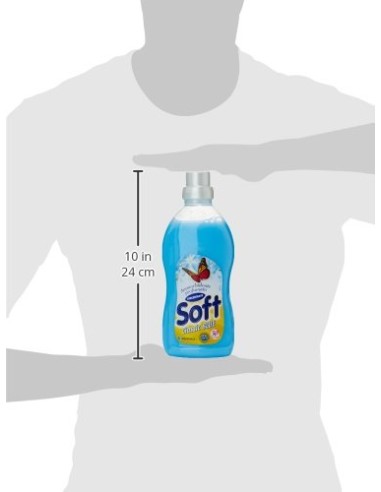 soft ammorbidente concentrato 30 lavaggi 750ml - blu - classico: tuttocasashop.it: prodotti per bucato e tessuti