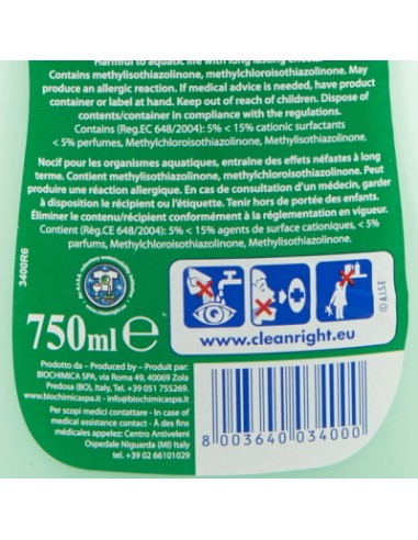 soft ammorbidente concentrato 30 lavaggi 750ml - muschio bianco: tuttocasashop.it: prodotti per bucato e tessuti