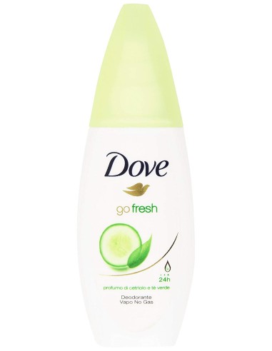dove deodorante vapo natural no-gas 75ml - go fresh - cetriolo e te verde: tuttocasashop.it: igiene e cura della persona