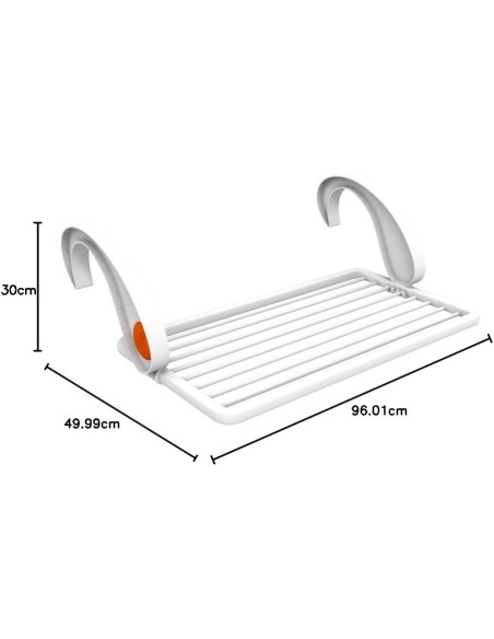 gimi virgola stendibiancheria da balcone in resina - 10 metri stendibili: tuttocasashop.it: prodotti per bucato e tessuti