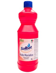 solbat acido muriatico - 1 litro - disincrostante per wc e superfici: tuttocasashop.it: pulizia e cura della casa