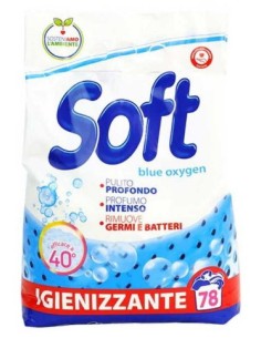soft detersivo lavatrice in polvere busta 78 misurini 3.9kg - classico: tuttocasashop.it: prodotti per bucato e tessuti