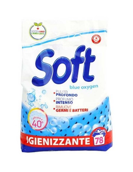 soft detersivo lavatrice in polvere busta 78 misurini 3.9kg - classico: tuttocasashop.it: prodotti per bucato e tessuti