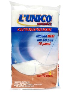 l'unico panno catturapolvere 60x35 10pz - attira e trattiene la polvere: tuttocasashop.it: pulizia e cura della casa