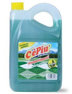 ce' piu' detersivo lavapavimenti profumato - 4 litri - verde - pino: tuttocasashop.it: pulizia e cura della casa