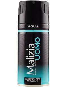 malizia uomo deodorante spray - 150ml - aqua: tuttocasashop.it: igiene e cura della persona