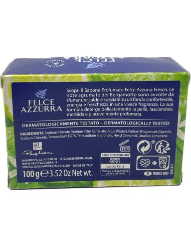 felce azzurra sapone solido - 100 grammi - fresco: tuttocasashop.it: igiene e cura della persona