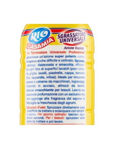 rio detergente sgrassatore spray - 750ml - marsiglia e agrumi: tuttocasashop.it: pulizia e cura della casa