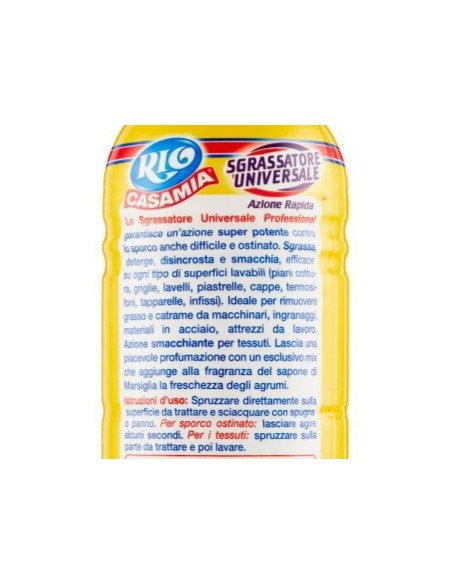 rio detergente sgrassatore spray - 750ml - marsiglia e agrumi: tuttocasashop.it: pulizia e cura della casa