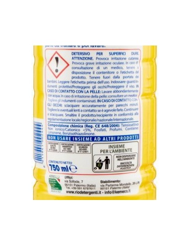 rio detergente sgrassatore spray - 750ml - marsiglia e agrumi: tuttocasashop.it: pulizia e cura della casa