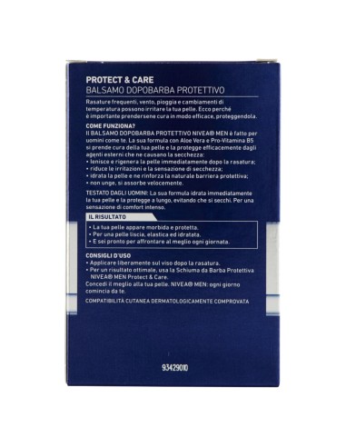 nivea for men after shave 100ml - protettivo - balsamo dopobarba: tuttocasashop.it: igiene e cura della persona