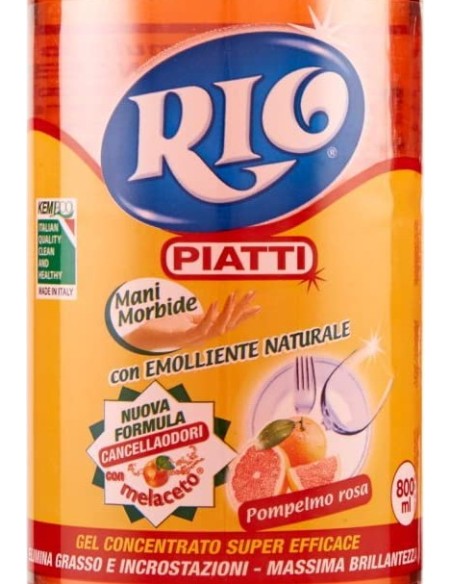 rio detersivo per piatti - 800ml - pompelmo: tuttocasashop.it: pulizia e cura della casa