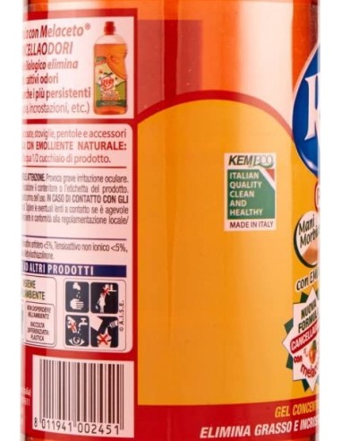 rio detersivo per piatti - 800ml - pompelmo: tuttocasashop.it: pulizia e cura della casa