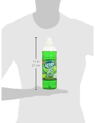 rio detersivo per piatti - 800ml - verdello - lime - con melaceto: tuttocasashop.it: pulizia e cura della casa
