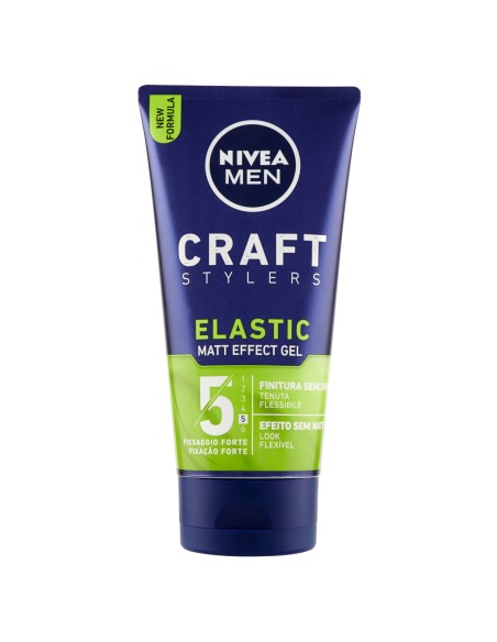 nivea hair gel per capelli tubo 150ml - n.5 - elastic matt effect flessibile: tuttocasashop.it: igiene e cura della persona