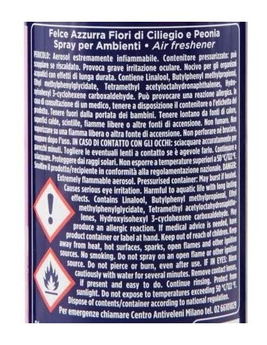 felce azzurra aria di casa deodorante - spray 250ml - ciliegio e peonia: tuttocasashop.it: pulizia e cura della casa