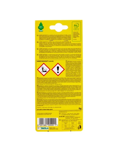 arbre magique alberello deodorante per auto - 1 pezzo - lavanda: tuttocasashop.it: pulizia e cura della casa