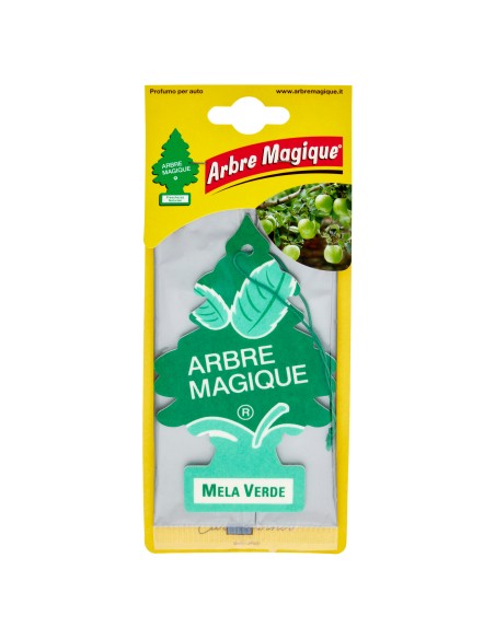 arbre magique alberello deodorante per auto - 1 pezzo - mela verde: tuttocasashop.it: pulizia e cura della casa