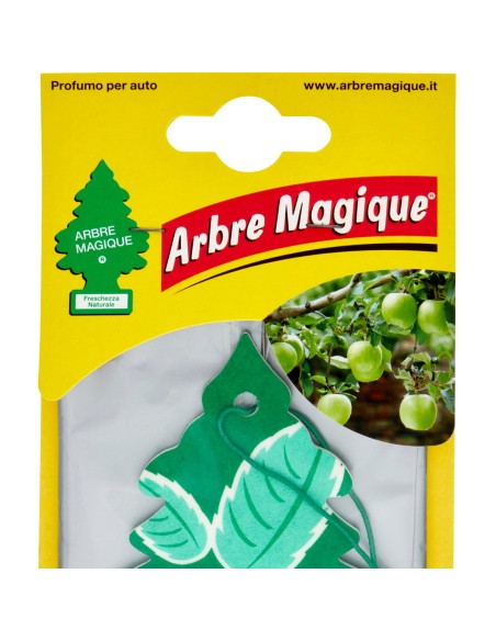 arbre magique alberello deodorante per auto - 1 pezzo - mela verde: tuttocasashop.it: pulizia e cura della casa