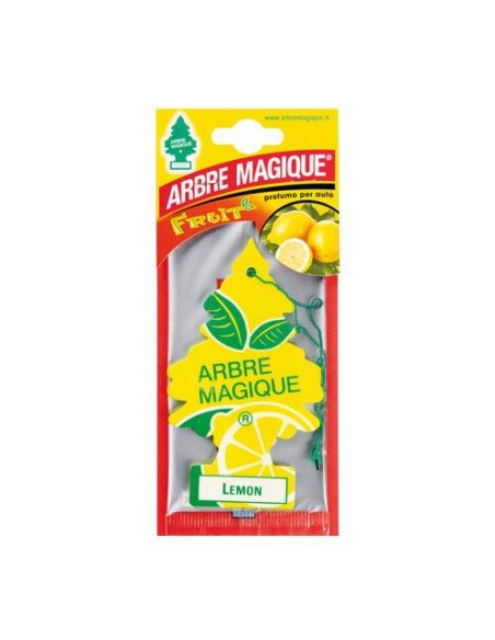 arbre magique alberello deodorante per auto - 1 pezzo - limone: tuttocasashop.it: pulizia e cura della casa