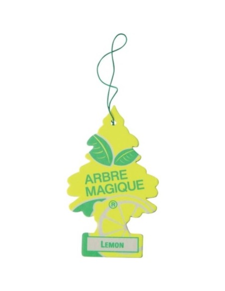 arbre magique alberello deodorante per auto - 1 pezzo - limone: tuttocasashop.it: pulizia e cura della casa
