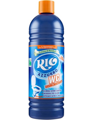 rio azzurro wc - 750ml - detergente disincrostante per water e sanitari: tuttocasashop.it: pulizia e cura della casa