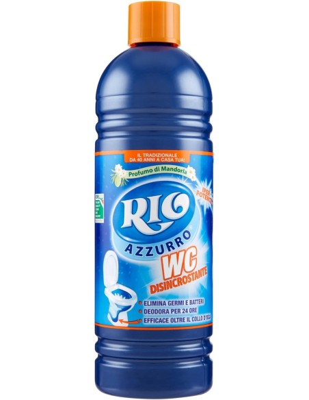 rio azzurro wc - 750ml - detergente disincrostante per water e sanitari: tuttocasashop.it: pulizia e cura della casa