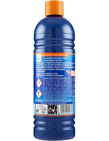 rio azzurro wc - 750ml - detergente disincrostante per water e sanitari: tuttocasashop.it: pulizia e cura della casa