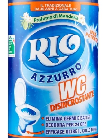 rio azzurro wc - 750ml - detergente disincrostante per water e sanitari: tuttocasashop.it: pulizia e cura della casa