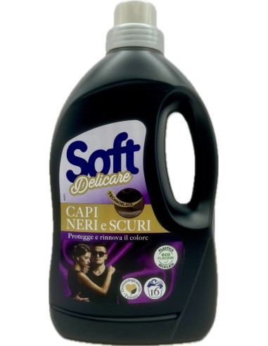 soft detersivo liquido per capi delicati 1 litro - 16 lavaggi - capi scuri: tuttocasashop.it: prodotti per bucato e tessuti