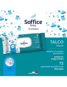 soffice salviettine imbevute - 72 pezzi - apertura pop-up - classiche: tuttocasashop.it: igiene e cura della persona