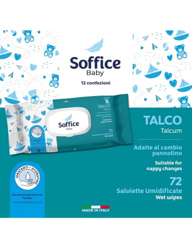 soffice salviettine imbevute - 72 pezzi - apertura pop-up - classiche: tuttocasashop.it: igiene e cura della persona