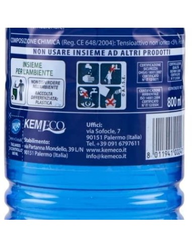 rio detergente vetri cristalli e tutte le superfici lucide - spray 800ml: tuttocasashop.it: pulizia e cura della casa