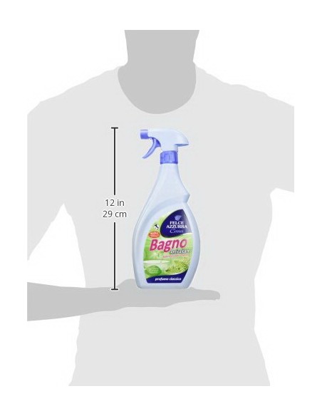 felce azzurra detergente spray bagno - 750ml - con anticalcare: tuttocasashop.it: pulizia e cura della casa