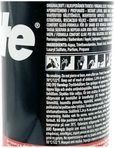 gillette schiuma da barba - 200ml - classica: tuttocasashop.it: igiene e cura della persona