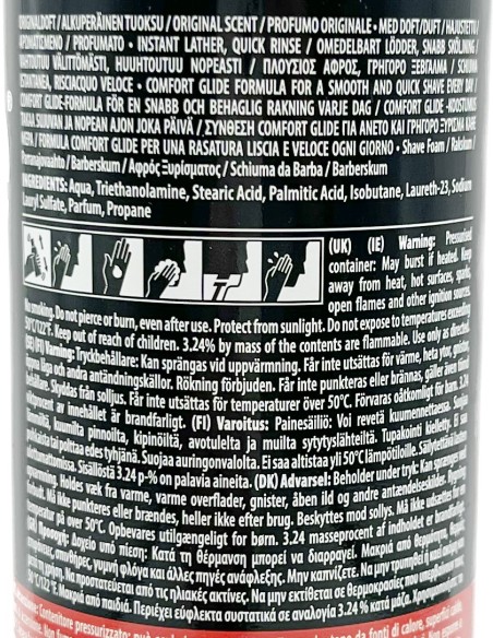 gillette schiuma da barba - 200ml - classica: tuttocasashop.it: igiene e cura della persona