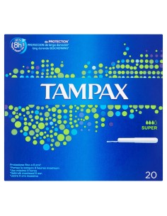 tampax blue box assorbenti igienici interni - 20 pezzi - formato super: tuttocasashop.it: igiene e cura della persona