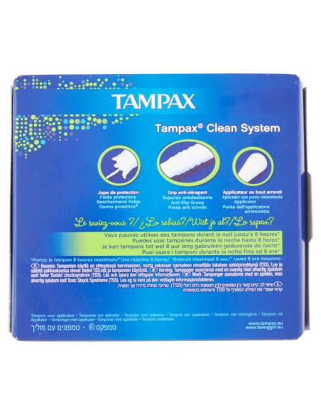 tampax blue box assorbenti igienici interni - 20 pezzi - formato super: tuttocasashop.it: igiene e cura della persona