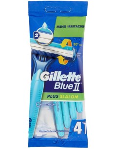 gillette blue ii plus slalom rasoi radi e getta bilama 4pz - testina mobile: tuttocasashop.it: igiene e cura della persona