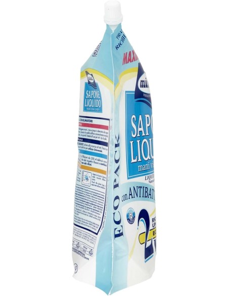 mil mil sapone liquido - ecoricarica - 2 litri - classico: tuttocasashop.it: igiene e cura della persona
