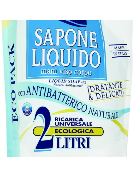 mil mil sapone liquido - ecoricarica - 2 litri - classico: tuttocasashop.it: igiene e cura della persona